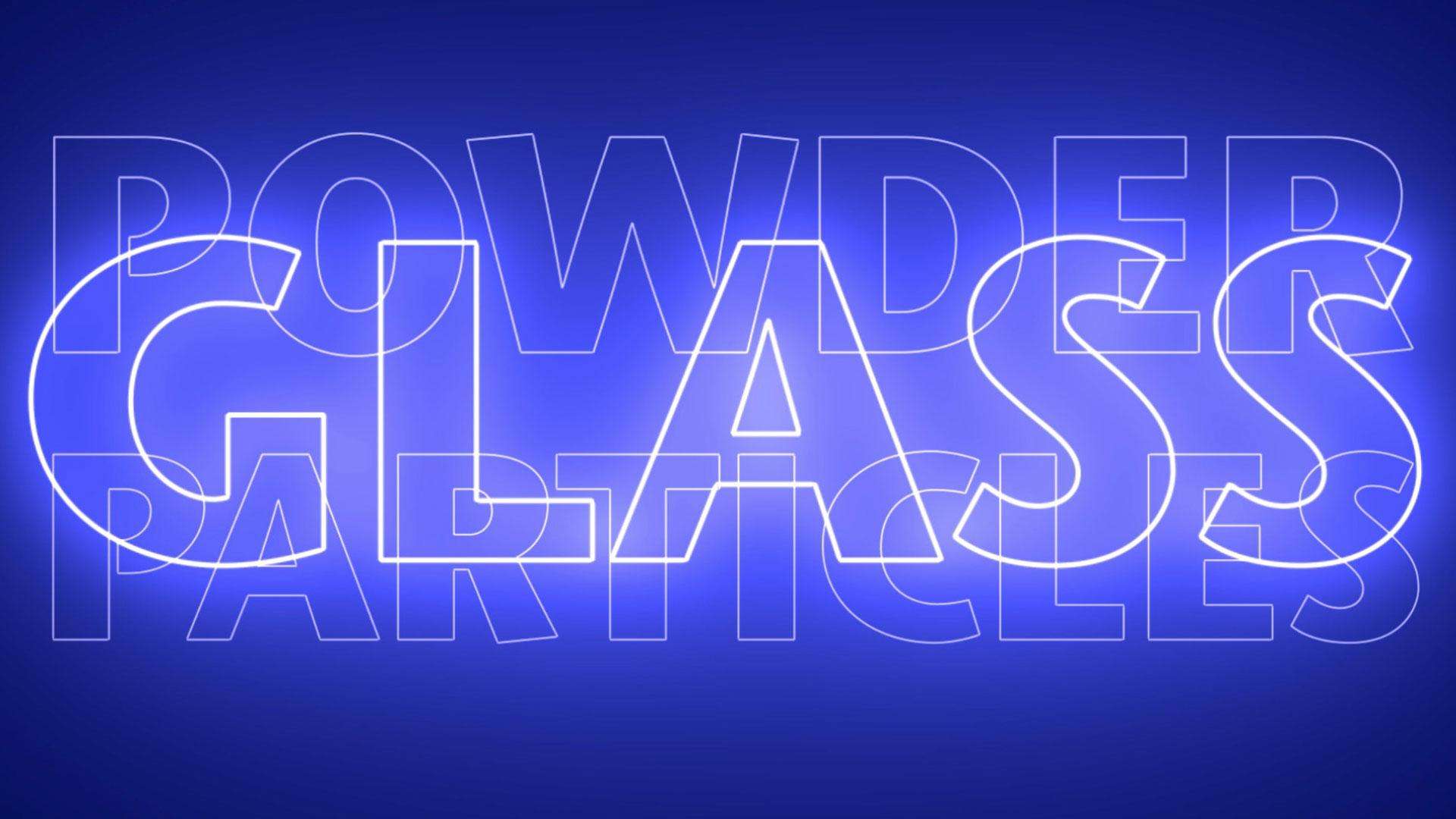Video showing the functions and applications of glass powder