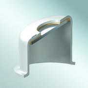 Cross-section of a SCHOTT Angled Window Cap