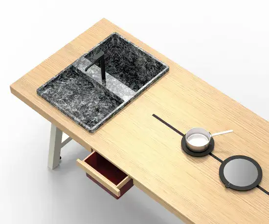 评委会二等奖： “The Cooking Table II”，作者Moritz Putzier，德国