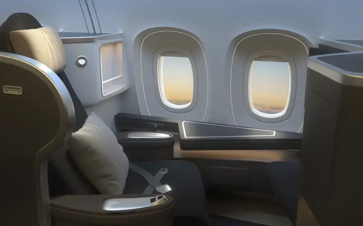 Allumage manuel d’une lampe de lecture SCHOTT® Jade bleue pour les cabines d’avion