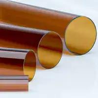 Four samples of DUROBAX® amber glass tubing