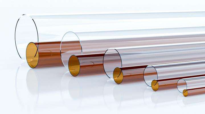 Several samples of DUROBAX® clear and amber tubing